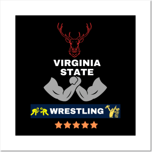 Virginia State wrestling Posters and Art